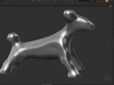 Modern Abstract Decorative sculpture 3d print model 46 3D print model