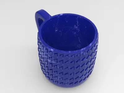 Colo Coffee Cup Low-poly 3D model
