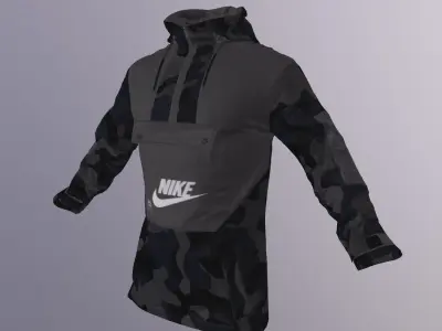 NIKE LAB JACKET PBR Low-poly 3D model