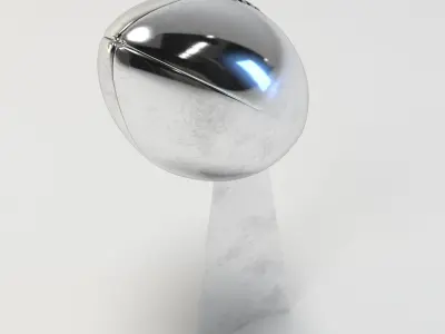 Football Trophy 3D model