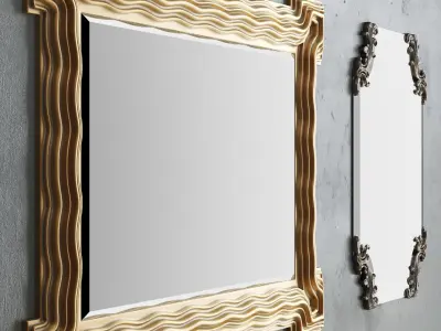 Mirror Collection Set 04 3D model