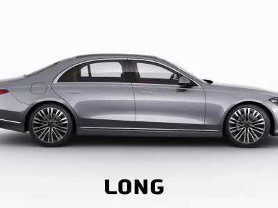 Mercedes-Benz S-class 2021 LWB and SWB 3D model