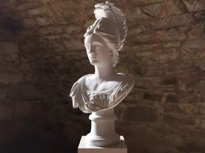Minerva bust 3D model