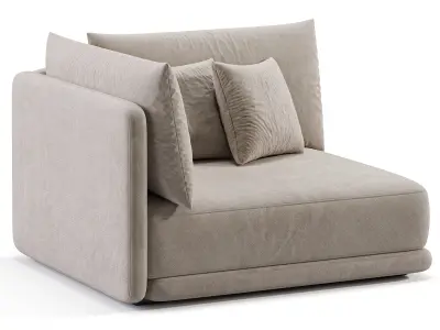 Katarina Sofa By Blanche 03 3D model
