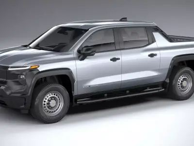 Chevrolet Silverado EV WT CG 2024 3D model
