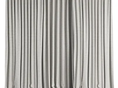 Curtain Set M11 3D model