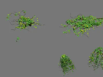 Decoration - vines 3D model