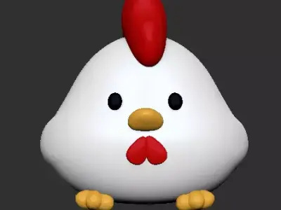 Chicken frog Free 3D print model