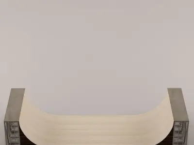 skate  ramp 01 3D model