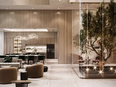 Modern Luxury Villa 3D model