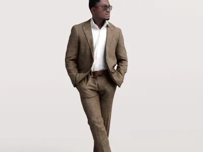 Humano Man opening car 2011-7 3D model