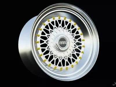 BBS RS Classic Low-poly 3D model