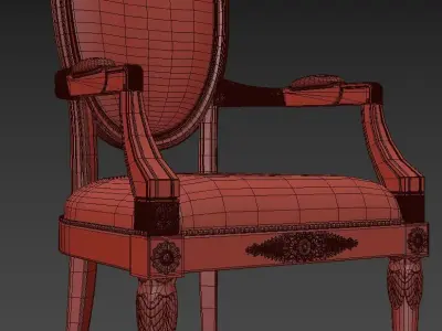 ARMCHAIR MALMAISON 3D model