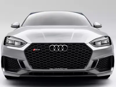 Audi RS5 Low-poly 3D model