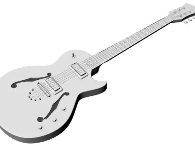 Guitar Free 3D model