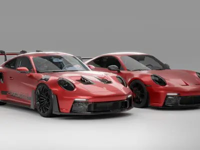 Porsche 911 GT3 RS 3D model 3D model