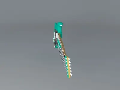 Steve Vais Flexable guitar Free 3D model
