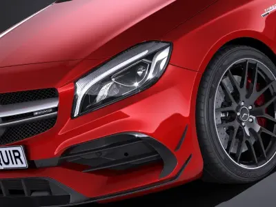 Mercedes A45 AMG 2017 3D model