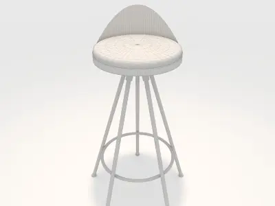 Bar Stool 4 3D model