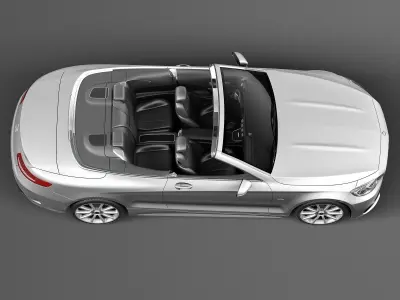 Mercedes-Benz S63 AMG Cabriolet 2015-2017 3D model