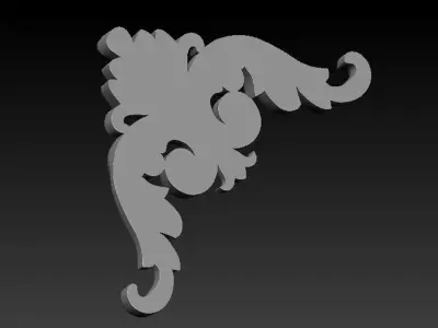 Corner decor03 3D model