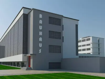 Bauhaus Dessau 3D model