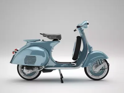 Classic Vintage Vespa 3D model