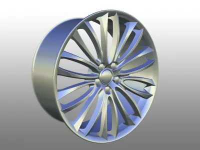 Alfa Romeo 8C Spider Rims 3D model