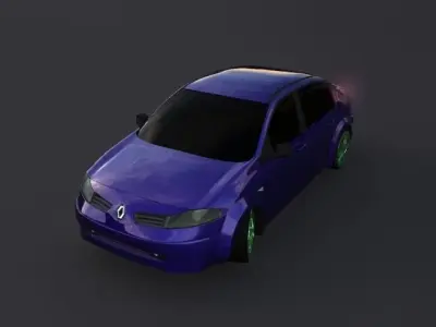 Car model for quick use 3D model