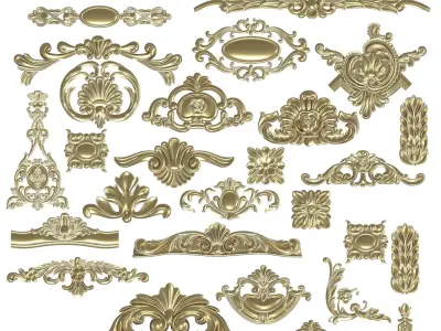 Ornament Elements 3D model
