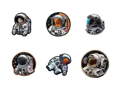 6 Astronaut patch starter pack Texture