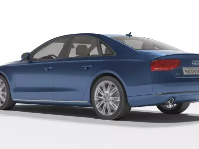 Audi A8 3D model from CGTrader