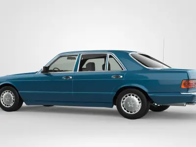 Mercedes Benz 350 SEL 3D model