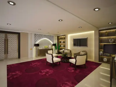 Lobby Embassy 3D model