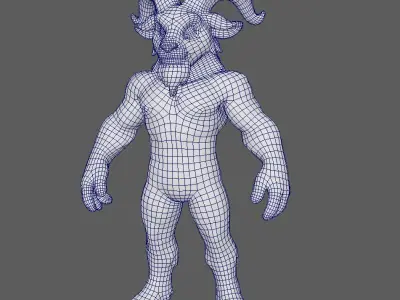 Goat Base body 3D model