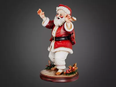 Santa Claus Statue 3D model