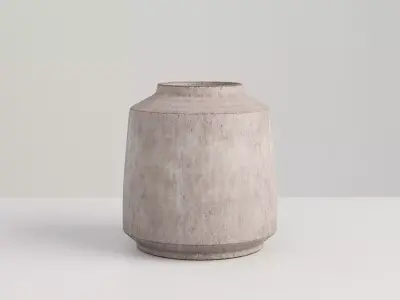 Vase Hare Fur 3D model