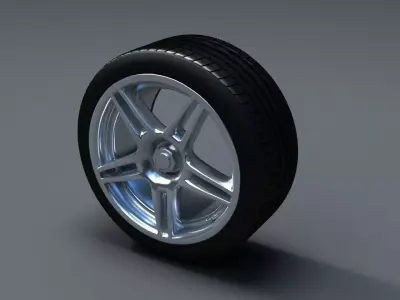 Car rim 3D model