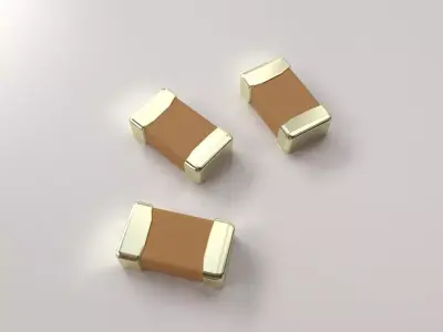 SMD Capacitor 3D model