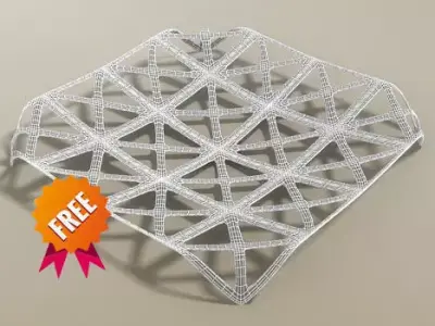 Trellis fruit holder Free 3D model