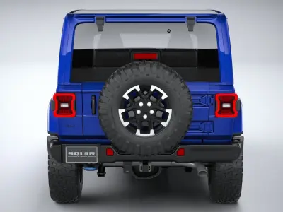 Jeep Wrangler 4xe Rubicon 2024 3D model