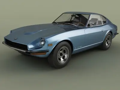 Datsun 240Z and 240ZG 3D Model Pack