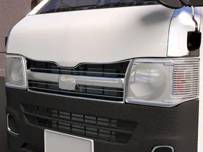 Toyota Hiace van 3D model