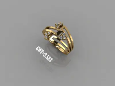 FASION RING 3D model 25
