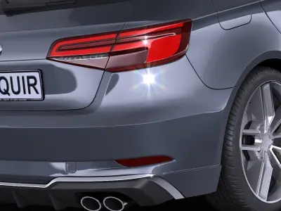 Audi S3 2017 5-door 3D model