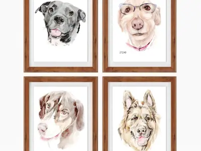 Art Frams 17- Happy Pet Art 3D model