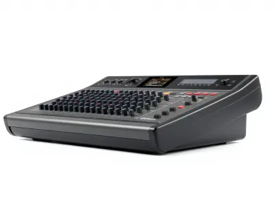 Digital Mixing Desk Ergonomic Shape model pack Low-poly 3D model