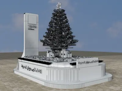 Street Square Design a269b  3D model