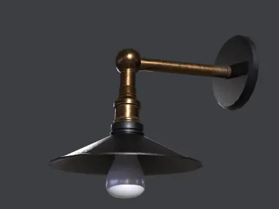 Wall Lamps Free low-poly 3D model