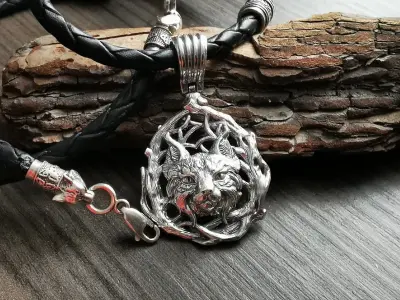 THE LYNX PENDANT Printable Model 3D print model